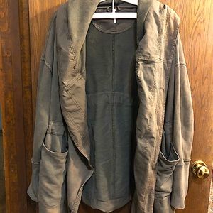 Free People Green Jacket